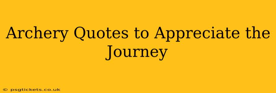 Archery Quotes to Appreciate the Journey