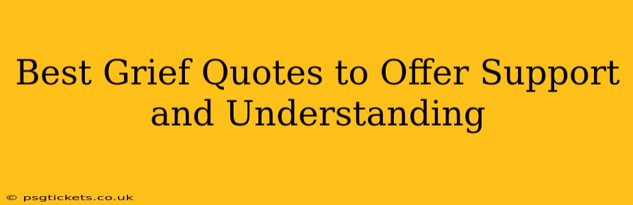 Best Grief Quotes to Offer Support and Understanding