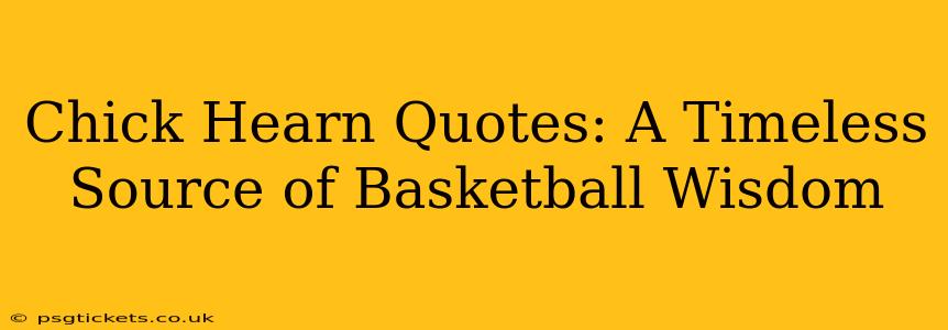 Chick Hearn Quotes: A Timeless Source of Basketball Wisdom