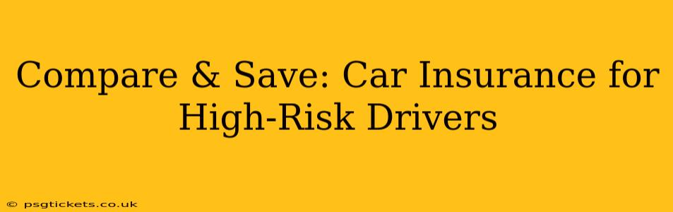 Compare & Save: Car Insurance for High-Risk Drivers