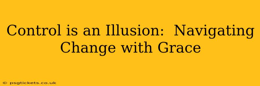 Control is an Illusion:  Navigating Change with Grace