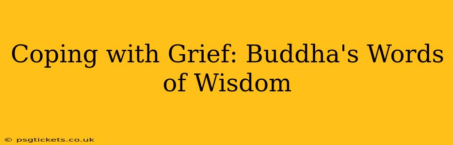 Coping with Grief: Buddha's Words of Wisdom