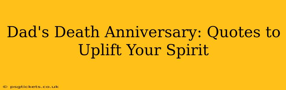 Dad's Death Anniversary: Quotes to Uplift Your Spirit