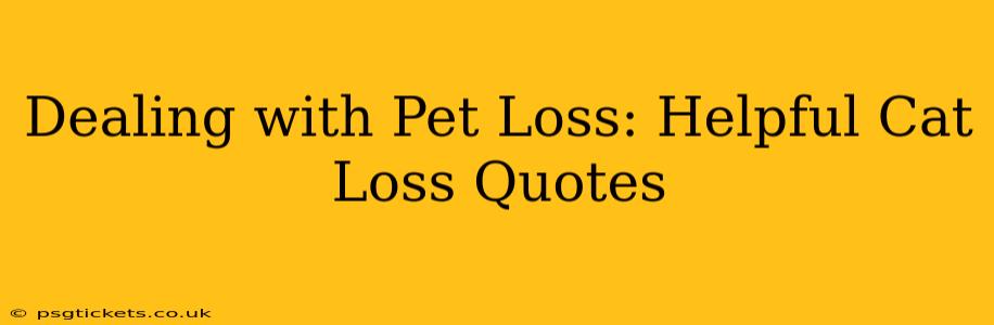 Dealing with Pet Loss: Helpful Cat Loss Quotes