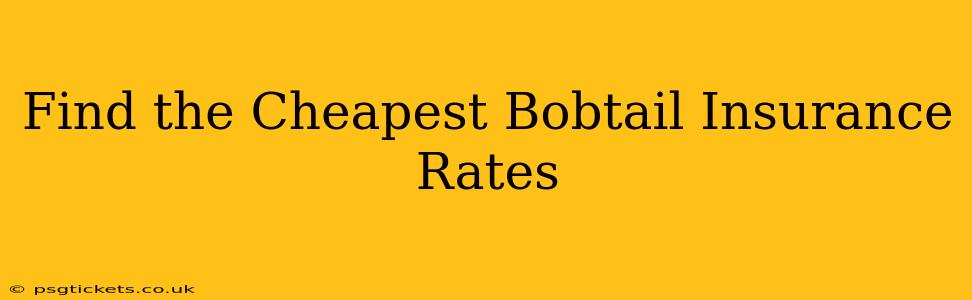 Find the Cheapest Bobtail Insurance Rates