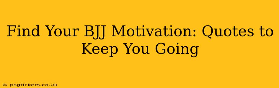 Find Your BJJ Motivation: Quotes to Keep You Going