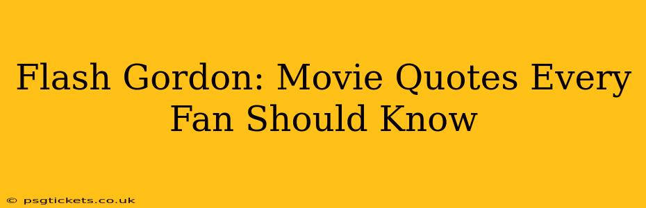 Flash Gordon: Movie Quotes Every Fan Should Know