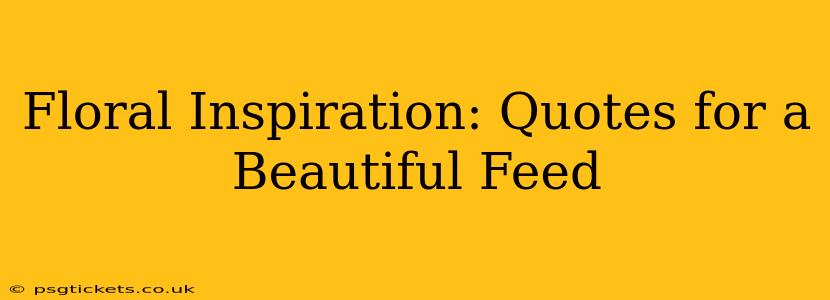 Floral Inspiration: Quotes for a Beautiful Feed
