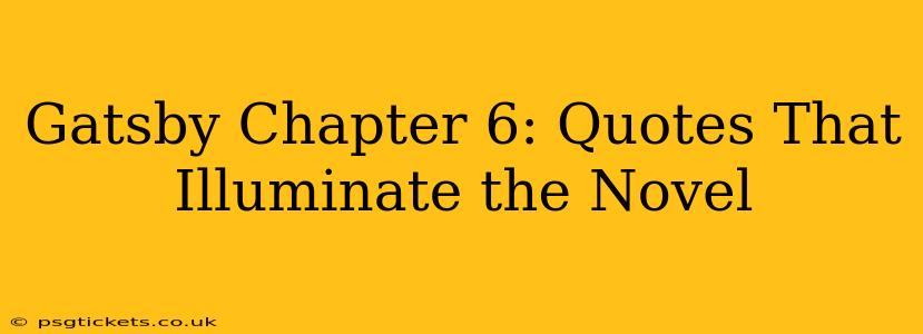 Gatsby Chapter 6: Quotes That Illuminate the Novel