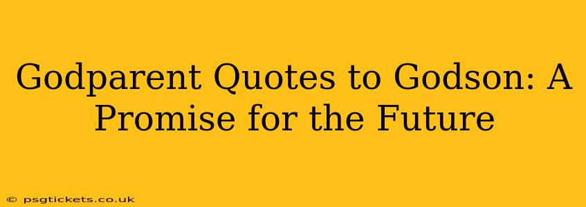 Godparent Quotes to Godson: A Promise for the Future