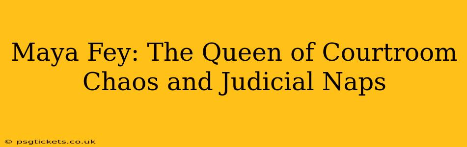 Maya Fey: The Queen of Courtroom Chaos and Judicial Naps