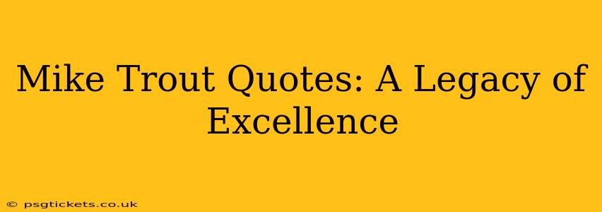 Mike Trout Quotes: A Legacy of Excellence