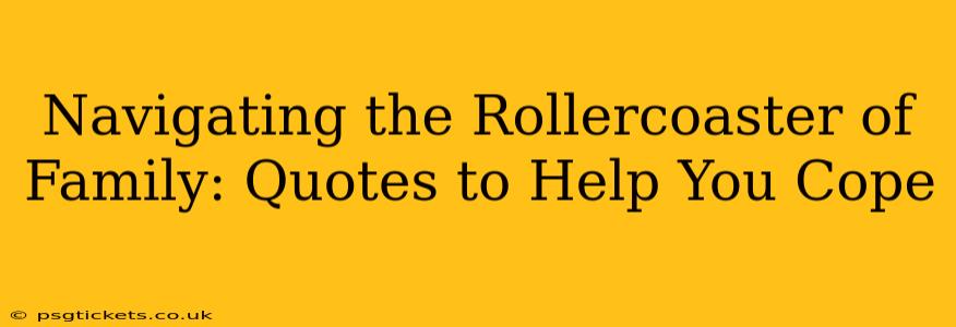 Navigating the Rollercoaster of Family: Quotes to Help You Cope