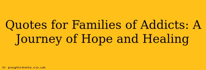 Quotes for Families of Addicts: A Journey of Hope and Healing