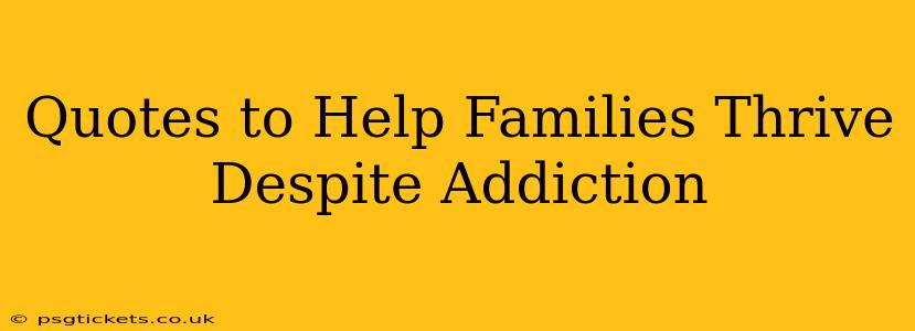 Quotes to Help Families Thrive Despite Addiction
