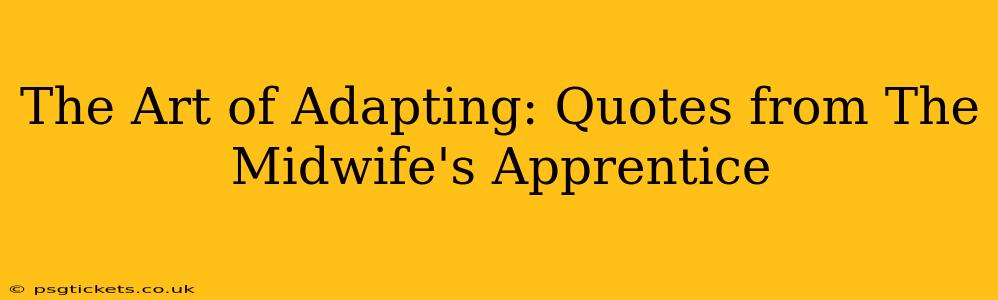 The Art of Adapting: Quotes from The Midwife's Apprentice
