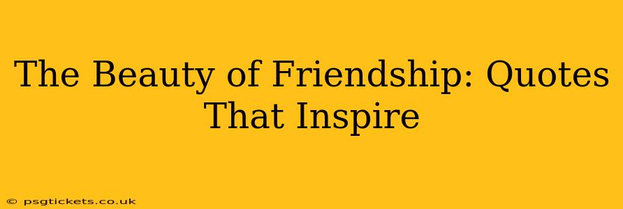 The Beauty of Friendship: Quotes That Inspire