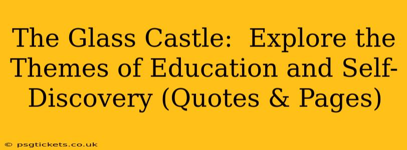 The Glass Castle:  Explore the Themes of Education and Self-Discovery (Quotes & Pages)