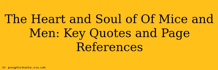 The Heart and Soul of Of Mice and Men: Key Quotes and Page References