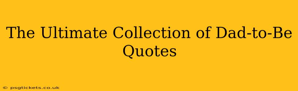 The Ultimate Collection of Dad-to-Be Quotes