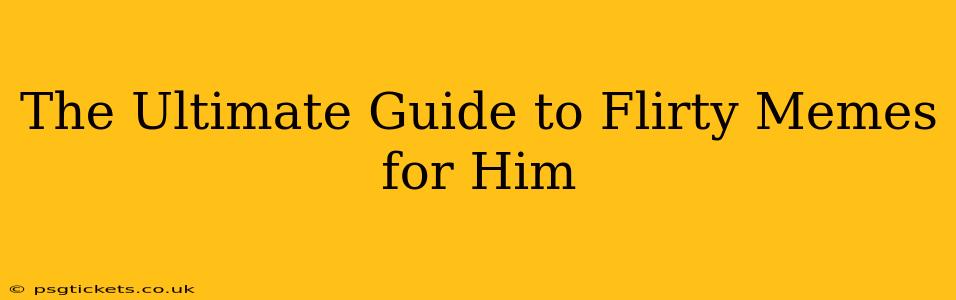 The Ultimate Guide to Flirty Memes for Him