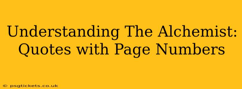 Understanding The Alchemist: Quotes with Page Numbers