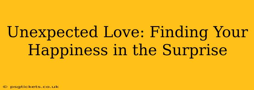Unexpected Love: Finding Your Happiness in the Surprise