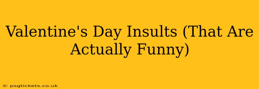 Valentine's Day Insults (That Are Actually Funny)