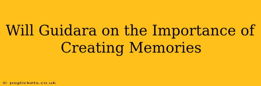 Will Guidara on the Importance of Creating Memories